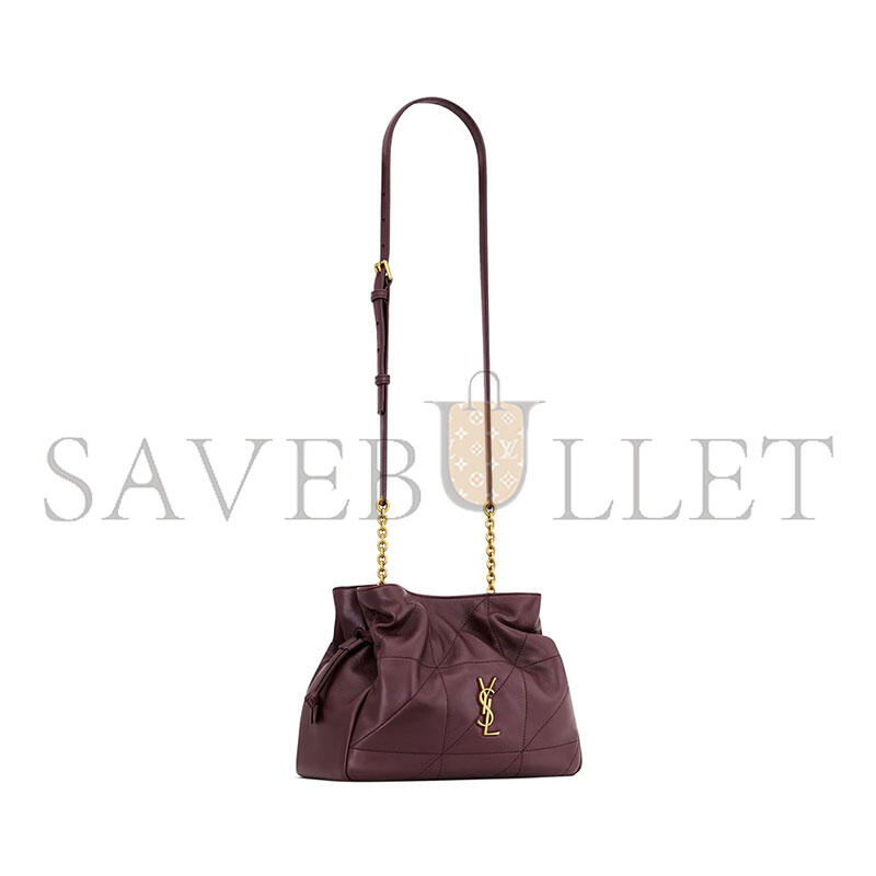 YSL JAMIE SHOULDER POUCH IN LAMBSKIN 862712AAB326195 (26*18*12.5cm)